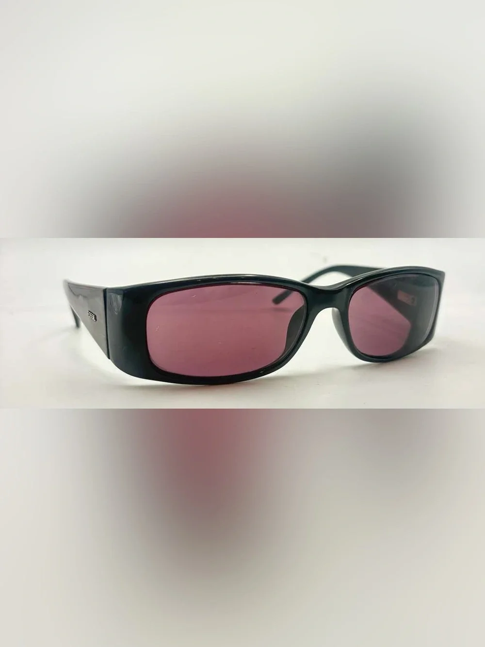 Fossil Halpert Black Brown Oval Sunglasses Frames Only